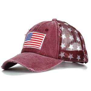 Casquettes de golf et de baseball unisexes à faible MOQ, logo brodé personnalisé, 6 panneaux, trous perforés au laser, polyester imperméable, casquette de camionneur - Product Image 4