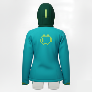 แจ็กเก็ตกันลมใส่ได้ทั้งชายและหญิงผ้าไนล่อนโพลีเอสเตอร์กันน้ำพร้อมซิปด้านหน้า - Product Image 4