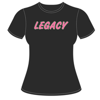 T-shirt de sororité grecque Black Legacy pour femme, motifs diamants, couleurs rose et vert, 100 % coton biologique, écologique, anti-plis, séchage rapide