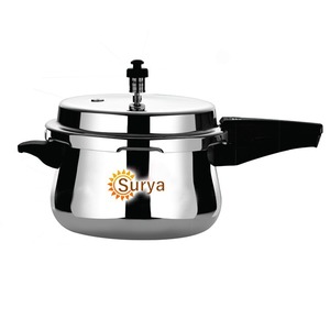 Olla a Presión de Acero Inoxidable de Alta Calidad de 7.5 Litros, Ecológica para Estufas de Inducción y de Gas, Fácil de Usar, Importada de la India - Product Image 3