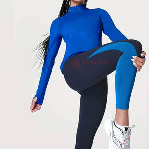 Pantalones de Yoga de calidad superior para mujer, mallas con bolsillos de cintura alta, cómodas mallas deportivas personalizables de LICRA para mujer - Product Image 4