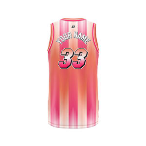 Camiseta de baloncesto impresa transpirable personalizada de fábrica de Vietnam, ropa deportiva personalizada Retro para jóvenes, fabricante OEM/ODM - Product Image 2