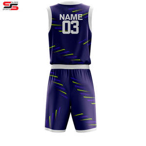Uniforme de baloncesto de diseño único Uniforme de baloncesto de secado rápido Ropa deportiva Uniforme de baloncesto Ropa deportiva - Product Image 2