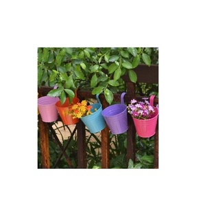 Pot de plantes en métal pour maison, intérieur, jardin blanc, vente en gros, jardinières et Pot de fleurs pour balcon, articles décoratifs - Product Image 2