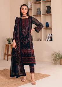 Nouveauté Hiver 3 pièces Robe décontractée légère à séchage rapide pour femmes Lin Salwar Kameez Haute qualité Non cousu Porté toute saison - Product Image 5