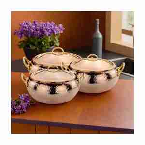 High in Demand with Reasonable Price Serving Dishes Ramadan Custom Made <b>Utensils</b> <b>Kitchen</b> Set Safe Copper Serving <b>Pot</b> - Product Image 1
