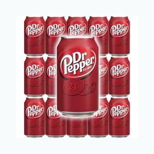 dr pepper 330ml can <b>carbonated</b> soft <b>drink</b> original flavor - Product Image 2