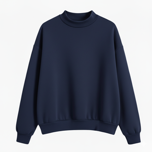 Sudadera Personalizada Extra Grande de Invierno para Mujer, Cuello Alto Simulado, Poliéster/Algodón, Transpirable, Forro Polar, Ecológica, Secado Rápido - Product Image 1