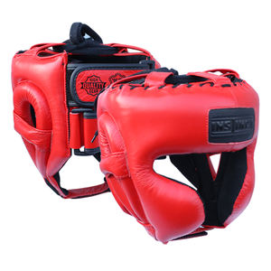 Casco de Boxeo de Cuero Vacuno de Alta Calidad, Diseño Nuevo, Fabricante OEM, Equipo de Entrenamiento, Protector de Cabeza para Boxeo - Product Image 1