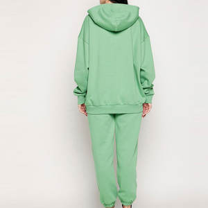 À la mode personnalisé vêtements de détente ensembles femmes élastique décontracté femme couleur Pure tricot maigre à manches longues pantalon ensemble - Product Image 3