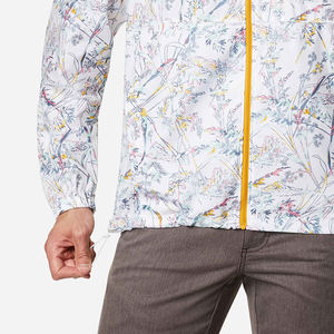 Veste coupe-vent à capuche pour homme personnalisable, imperméable, respirante, fermeture éclair, vêtements de sport, streetwear, nylon - Product Image 5