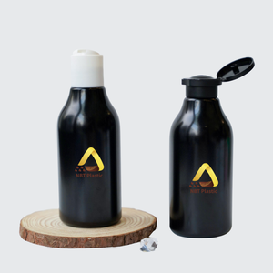 Customizable 300ml PET Black Plastic Pump Dispenser OEM Container for Lotion <b>Shampoo</b> Personal Care Packaging <b>Refillable</b> <b>Bottle</b> - Product Image 1