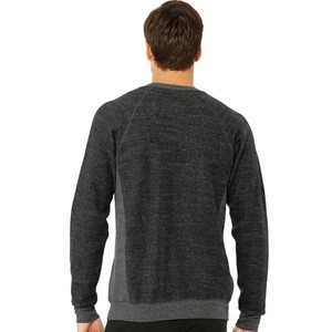 Impression personnalisée motif de broderie Logo unisexe à manches longues couleur unie hommes col rond sweat hommes sweats à capuche & sweat-shirts - Product Image 3