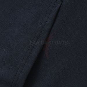 เสื้อแจ็คเก็ตมีฮู้ดสำหรับผู้ชายไซส์ใหญ่พิเศษคอปกแบบมีฮู้ดวัสดุโพลีเอสเตอร์/ ผ้าฝ้ายย้อมสีล้วน - Product Image 3