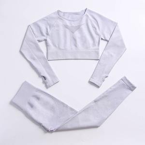 Soutien-gorge de sport pour femmes Running Yoga Bra Collocation Taille haute Leggings d'entraînement serrés Yoga Gym Fitness Set - Product Image 5