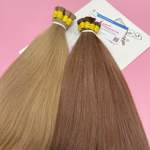 Meilleure vente 100% cheveux vierges vietnamiens Super Double cheveux raides en vrac Extensions de cheveux humains - Product Image 4