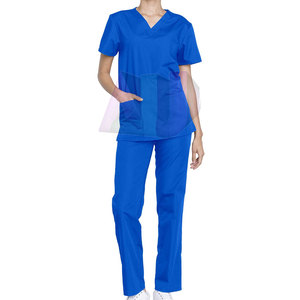Uniforme Médico de Algodón Cómodo para Mujer, Material Elástico, Diseño Ligero y Ecológico, Estilo Profesional para Uso Hospitalario - Product Image 1