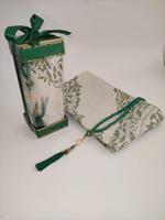 Coffret cadeau musulman Tapis de prière Tasbih Boîte cadeau islamique transparente pour le Ramadan Cadeaux de mariage et souvenirs musulmans Couverture de Coran