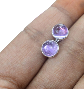 Tendance 925 argent Sterling améthyste pierres précieuses boucles d'oreilles bijoux à la main argent Boho Style boucles d'oreilles bijoux pour femmes cadeau - Product Image 1