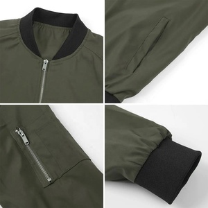 Blouson aviateur décontracté de style High Street pour hommes qualité supérieure avec col montant pour l'extérieur - Product Image 6