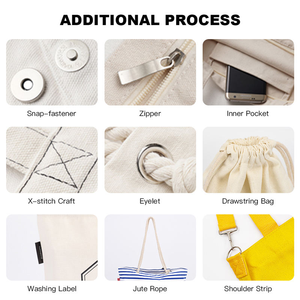 Wholesale Premium Reusable Striped Canvas Tote <b>Bags</b> Custom Logo 100% Recycled Cotton <b>Foldable</b> Design Promotional <b>Shopping</b> - Product Image 4