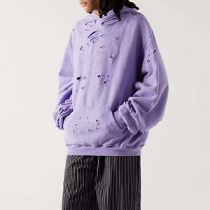 Custom Street wear Hoodie No <b>String</b> Fleece Blank Zip up Vintage Double Layer Acid Wash Sun Faded Distressed <b>Hoodies</b> <b>for</b> Men - Product Image 1