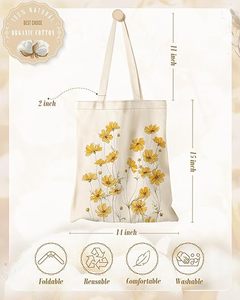 Bolsas de yute de compras de comestibles impresas personalizadas reutilizables de alta calidad a rayas recién llegadas Venta caliente orientada a la exportación - Product Image 2