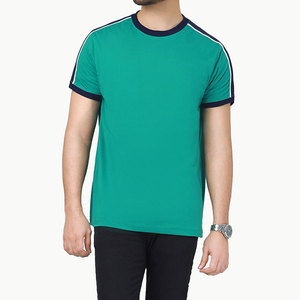 Style personnalisé décontracté uni à manches courtes hommes t-shirts 100% coton grande taille à vendre - Product Image 1