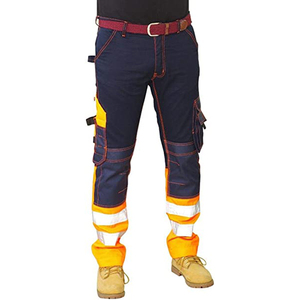 Pantalon de travail décontracté pour homme, vêtements de sécurité pour les travailleurs électriens, vêtements de rue, pantalon de sécurité, pantalon réfléchissant pour l'extérieur - Product Image 2