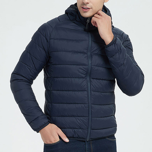 Chaquetas con Capucha de Forro Polar de Algodón Ligero y Delgado para Hombre al por Mayor, Chaquetas y Abrigos Cortavientos Personalizados para Hombre - Product Image 3