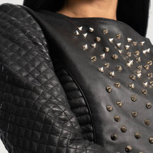 แจ็กเก็ตหนังวัวน้ำหนักเบาระบายอากาศได้ดีสำหรับผู้หญิงแจ็คเก็ตหนังแฟชั่นอินเทรนด์ - Product Image 6