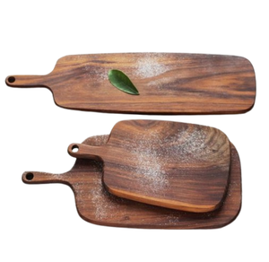 Tablas de Cortar de Madera Natural, Bloques de Cortar para Cocina, Tablas de Madera para Verduras - Product Image 1