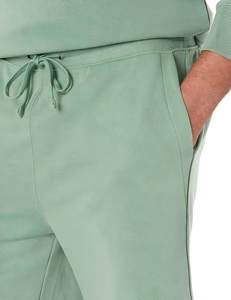 high street hot sale sports wear <b>fleece</b> <b>shorts</b> men custom puff print workout sweat <b>shorts</b> - Product Image 4