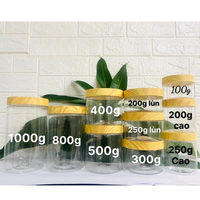Los mejores tarros de plástico PET Beige transparente nuevos 100mL-1000ml Crema para cara/cuerpo para el cuidado de la piel y el embalaje de tarros cosméticos