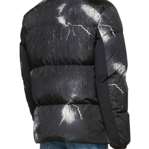 Trending Front Solid Down Puffer Jacket Hooded Quilted Winter Coat 100% Bamboo Fiber Custom Logo OEM Wholesale Manufacturer - Product Image 6