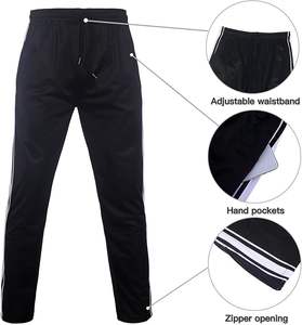 Survêtements pour hommes de haute qualité, ensembles de survêtements en molleton 2 pièces pour hommes, décontractés, athlétiques, jogging, chauds, avec fermeture éclair intégrale et poches - Product Image 2