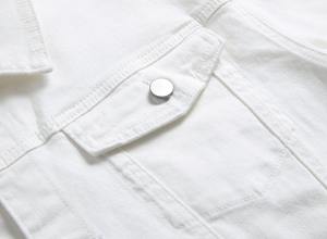 Vestes en jean coupe ajustée pour hommes de qualité supérieure, col montant, coupe-vent, décontractées, élégantes, vêtements d'extérieur, mode, usage quotidien, vente en gros - Product Image 4