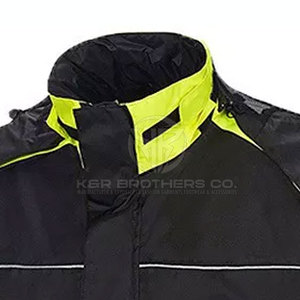 Traje de 2 piezas de motocicleta Cordura impermeable aprobado por CE Premium con armadura y paneles de ventilación para montar en invierno personalizado - Product Image 6