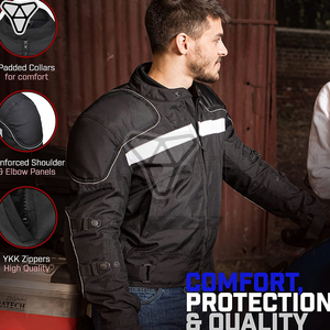 Men's <b>Summer</b> Cordura <b>Motorcycle</b> <b>Jacket</b> New Flash Gear Textile Cordura Motorbike Protective <b>Jackets</b> For men's With LOW MOQ - Product Image 6