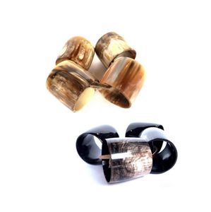 Servilleteros de buey de búfalo sostenibles, ligeros, duraderos, hechos a mano, elegante servilletero de cuerno de Búfalo en Stock al mejor precio - Product Image 4