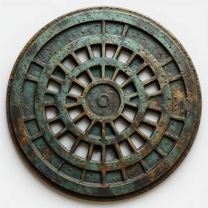 Handmade Brass Drain <b>Cover</b> with Floral Carving Traditional Look Modern Design <b>for</b> Hotel Decorative Floor Applications - Product Image 1