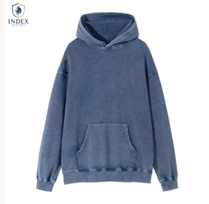Sudadera con Capucha Oversize Unisex de Index Apparel, Color Sólido, Tejido de Algodón, Estilo Casual para Otoño, con Bolsillos y Manga Regular - Product Image 1