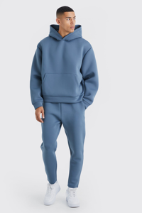 Ensemble de survêtements 2 pièces solides et lourds 100% coton pour hommes au meilleur prix - Product Image 4