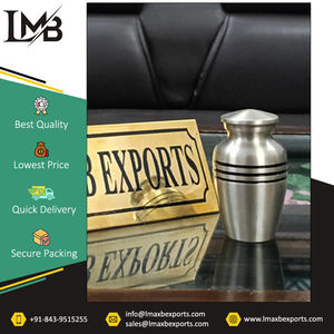 Expertos en venta de urna de cremación de recuerdo de aluminio/latón de estilo europeo/americano, suministros funerarios, urnas para cenizas conmemorativas - Product Image 6