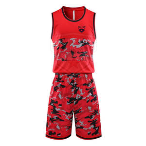 Conjuntos de camiseta de baloncesto de último diseño para hombres, uniforme portátil de doble cara transpirable y de secado rápido - Product Image 1