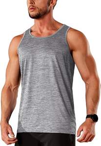 เสื้อแขนกุดสำหรับผู้ชาย, เสื้อกีฬาแขนกุดแห้งเร็วแบบลำลองสำหรับเล่นกีฬาเพาะกาย - Product Image 6