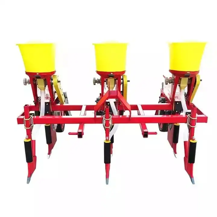 Quality Maize Seeder Drill 4 Rows Maize Planter With Fertilizer Corn Recise Seeder For Tractor Wholesale Price