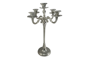 Bougeoir martelé à 5 bras pour les célébrations de Noël et de Pâques de la Saint-Valentin à la maison pour les décorations - Product Image 2