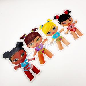 Azulejo de extensión de pestañas acrílico con formas de flores y mariposas y pinzas de soporte magnético para extensión de pestañas - Product Image 1