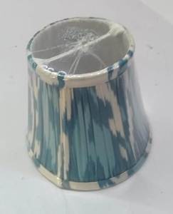 Abat-jour en tissu moderne Scandi Brown Ikat pour lampes de table et de sol avec porte-ampoule E27 Ringsets et housses de lumière - Product Image 4